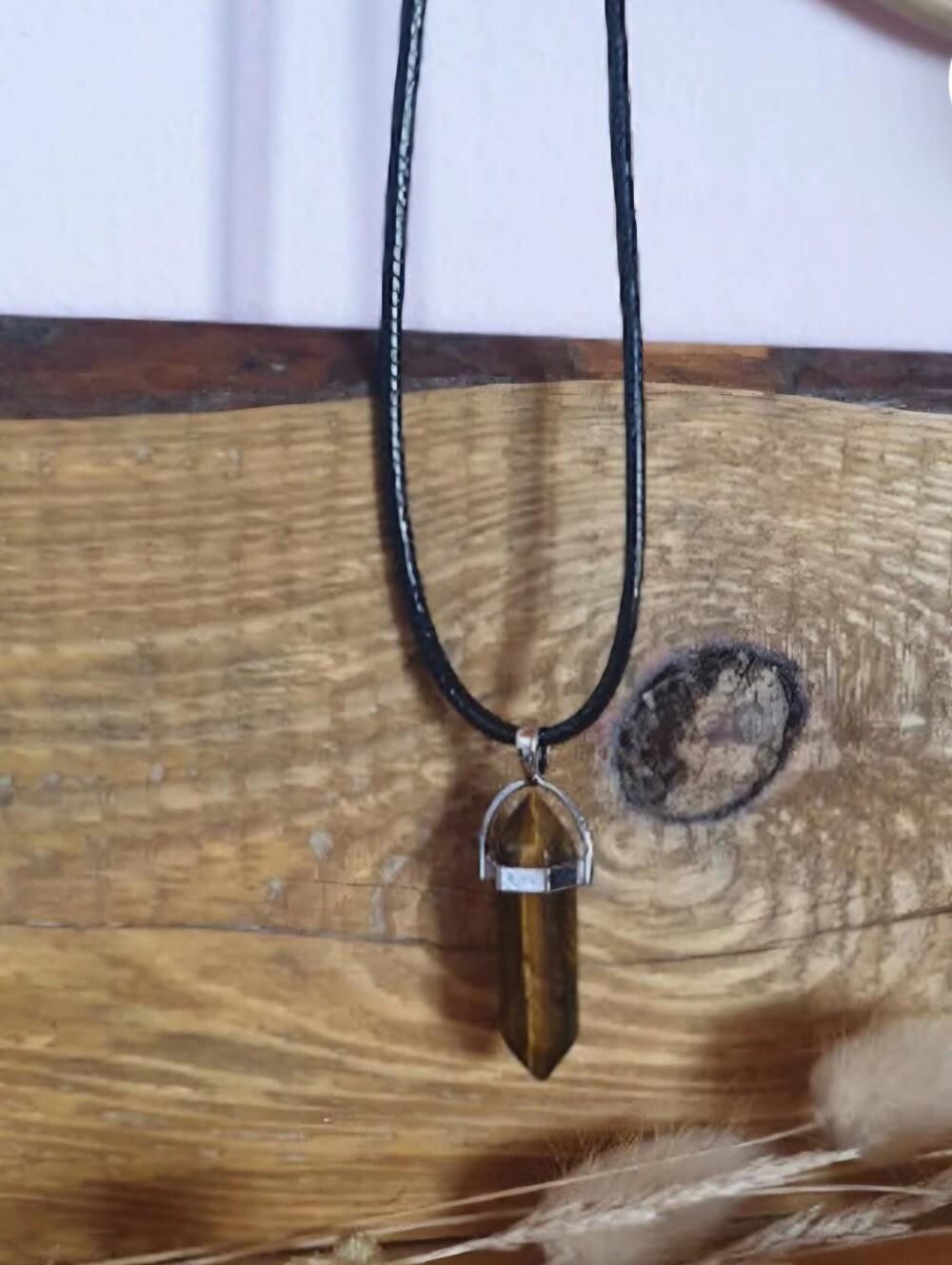 NEW Tiger Eye Pendulum Pendant Necklace